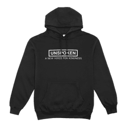 Hoodie in Black (front)